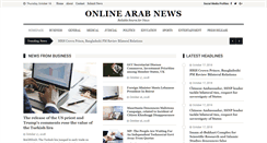 Desktop Screenshot of onlinearabnews.com